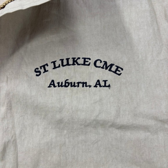 Vintage 90s Polo Ralph Lauren Lightweight Windbreaker Jacket Mens L Tan Church - Picture 4 of 13